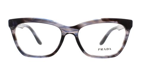 prada 24svf eyeglasses ueq1o1 blue|PR 24SVF Eyeglasses Frames by Prada.